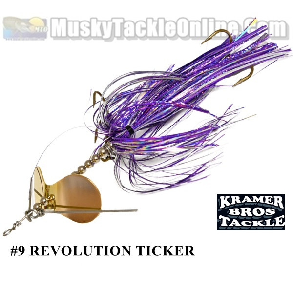 Kramer Bros Tackle #9 Revolution Ticker - Musky Tackle Online